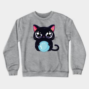 Magic Black Cat Meowgical Crewneck Sweatshirt